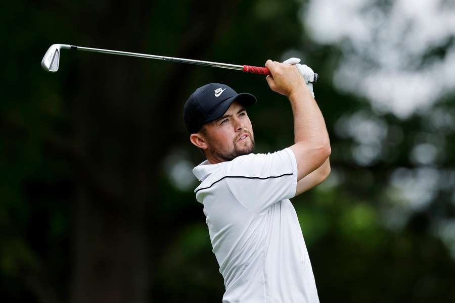 Alex Fitzpatrick during third round of Truist Championship 2026 Alex Fitzpatrick during third round of Truist Championship 2026