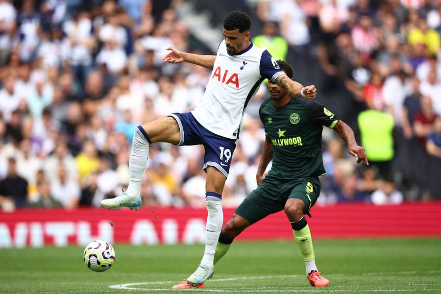 Solanke scored his first Tottenham goal