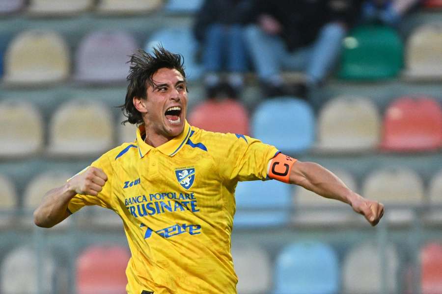 L'esultanza di Monterisi