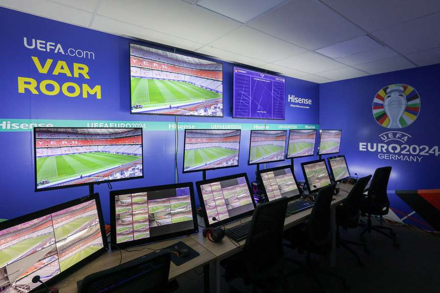 UEFA's VAR room