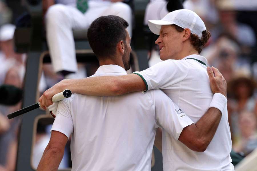 Djokovic e Sinner Djokovic e Sinner