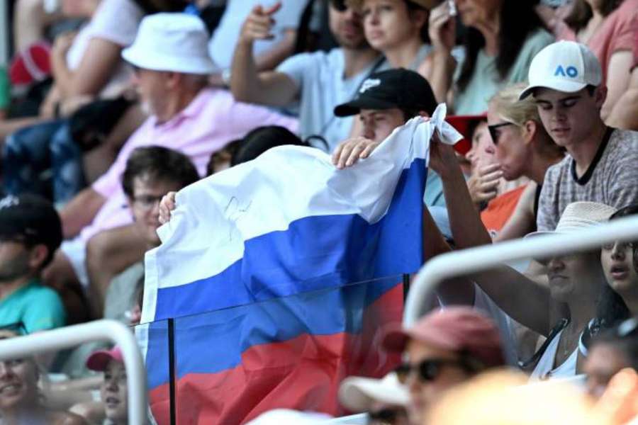 Zakaz rosyjskich i białoruskich flag na trybunach Australian Open