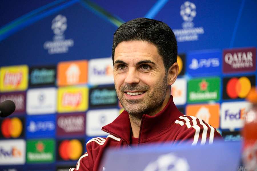 Trenér londýnského Arsenalu Mikel Arteta