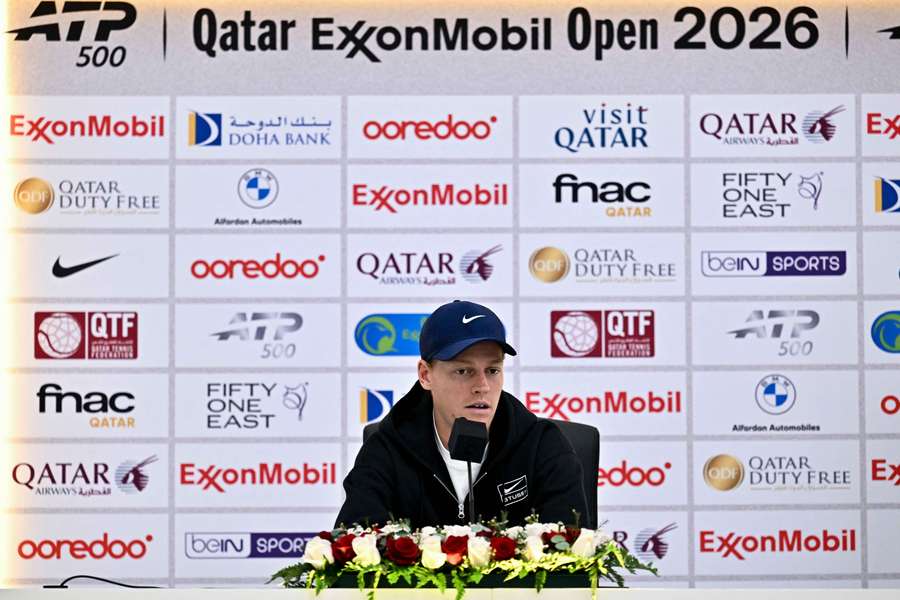 Jannik Sinner a Doha