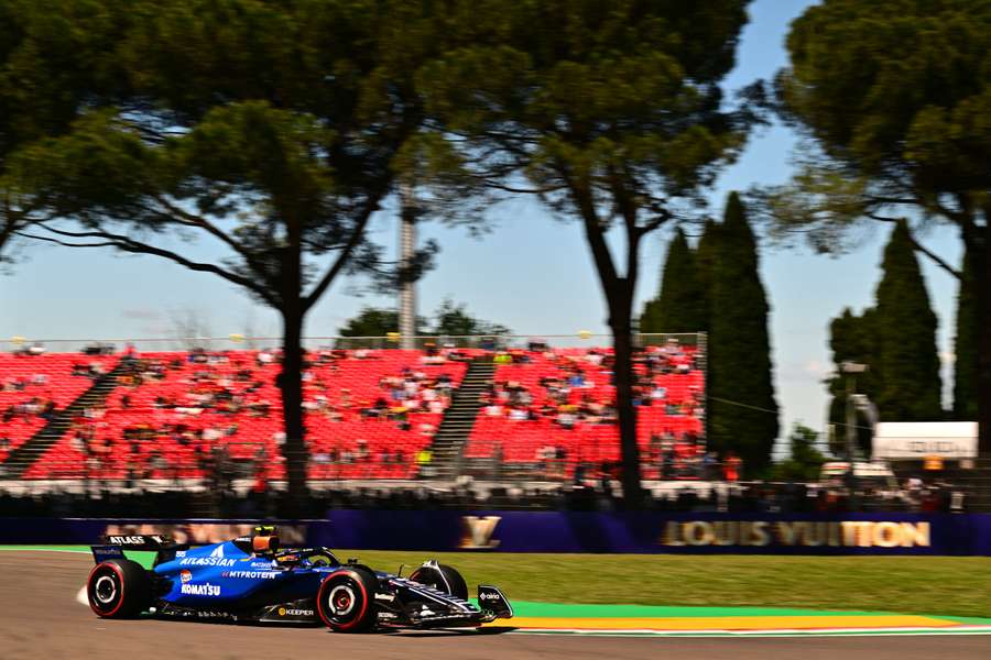 Sainz, en el circuito de Imola