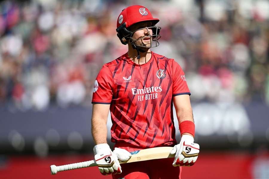 Livingstone in action for Lancashire