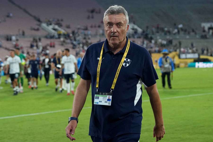 Monterrey coach Domenec Torrent after the match against Urawa Red Diamonds