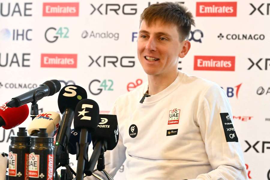 Pogacar comparece en rueda de prensa