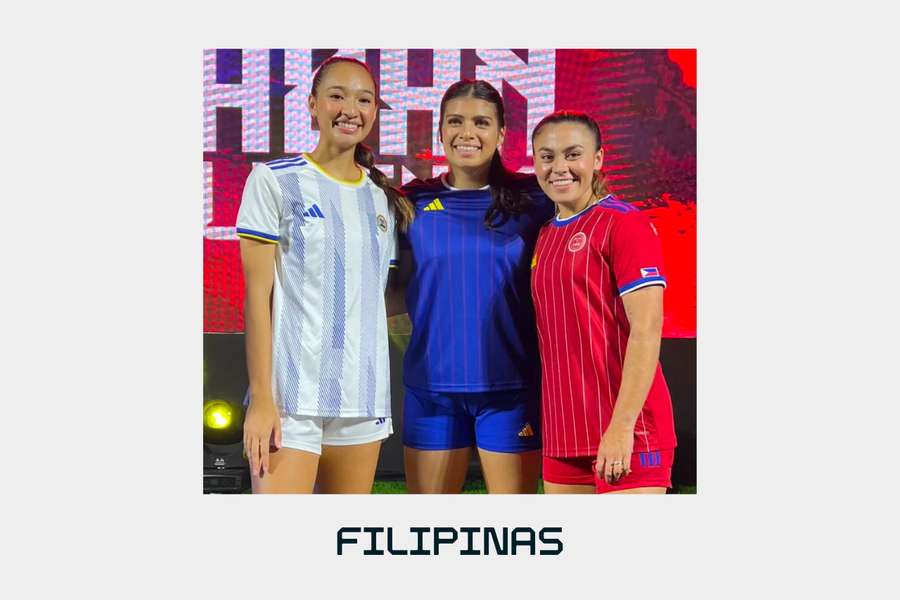 As filipinas usam o mesmo design da versão masculina da Adidas