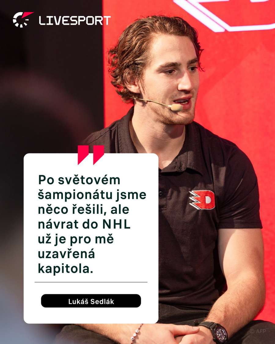 Sedlák o možném návratu do NHL.