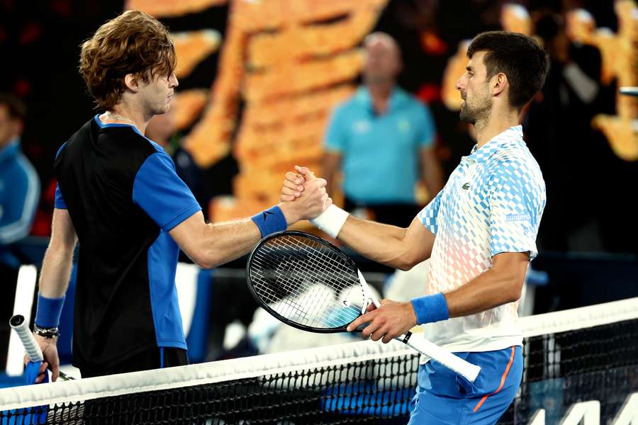 Nole vs Rublev: non c'è davvero stata storia