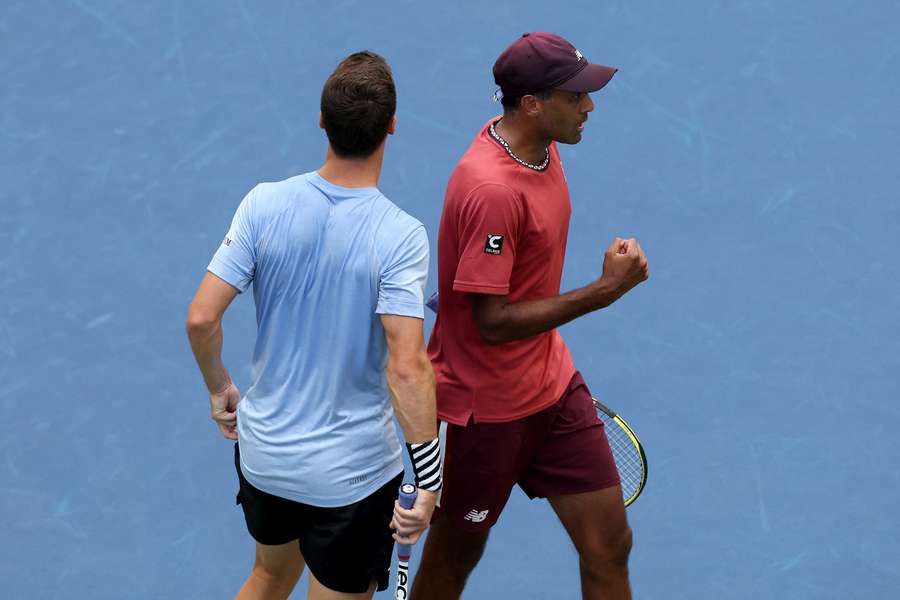 Rajeev Ram (r.) und Joe Salisbury (l.) gewinnen zum dritten Mal in Folge in New York