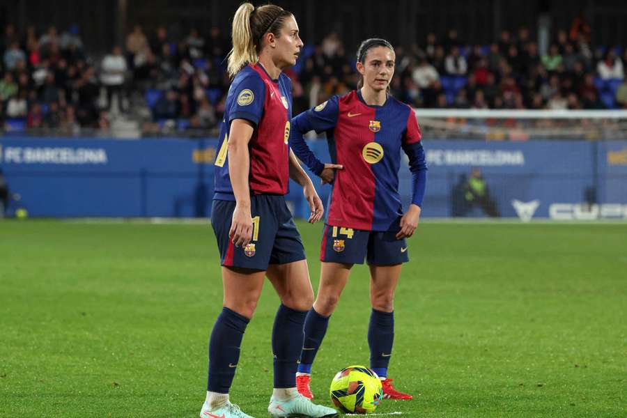 Alexia y Aitana marcaron frente al Valencia.