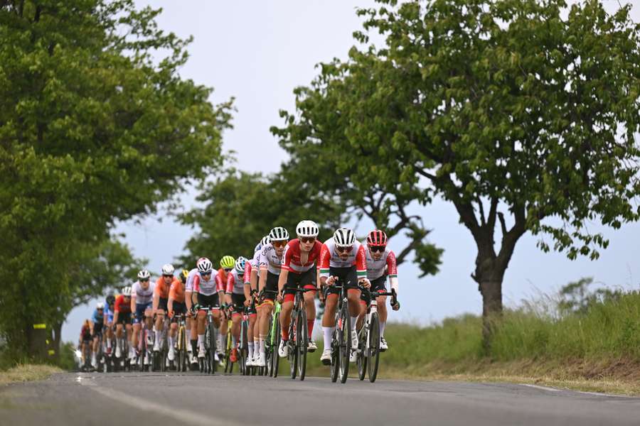 Un instantané de la Course de la Paix.