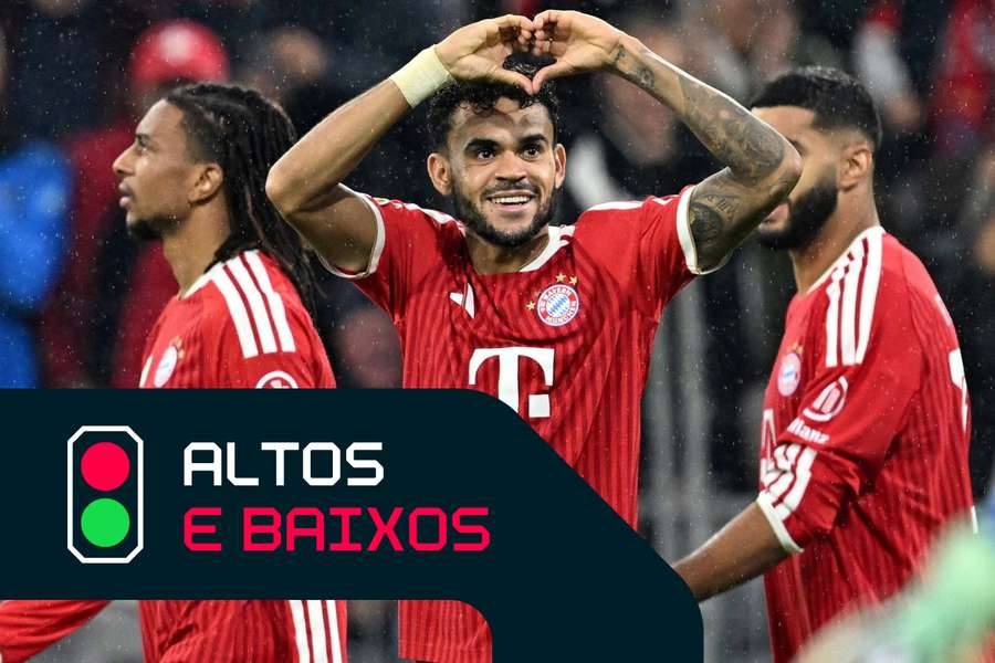 Luis Díaz em destaque ao serviço do Bayern
