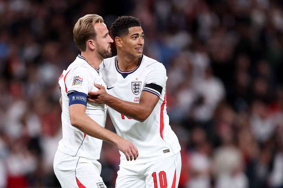 Harry Kane e Jude Bellingham são os principais nomes da Inglaterra Harry Kane e Jude Bellingham são os principais nomes da Inglaterra