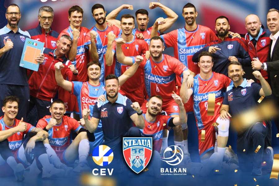 Steaua a cucerit Cupa Balcanică la volei masculin Steaua a cucerit Cupa Balcanică la volei masculin