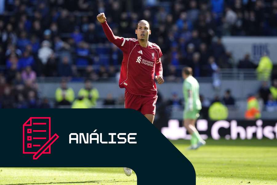 Virgil van Dijk marcou golo decisivo nos descontos