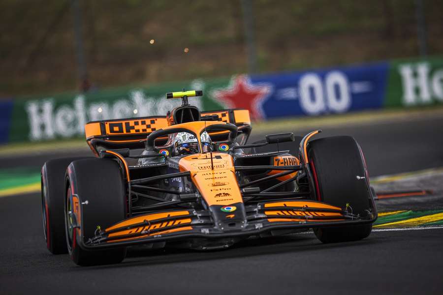 Lando Norris geht als Favorit ins Qualifying vom Formel 1 GP Ungarn.