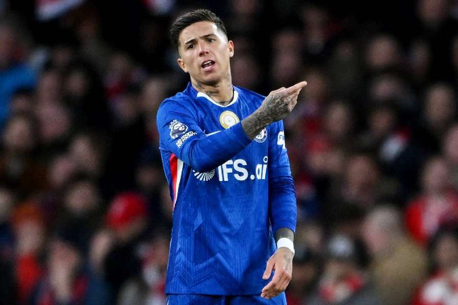 Enzo foi capitão do Chelsea no jogo da eliminação da Champions