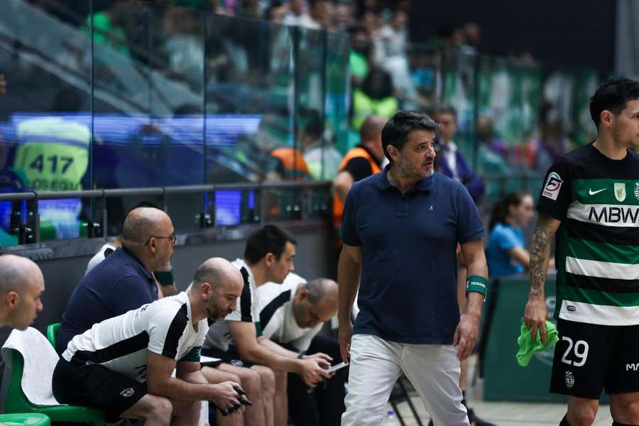 Nuno Dias, treinador do Sporting