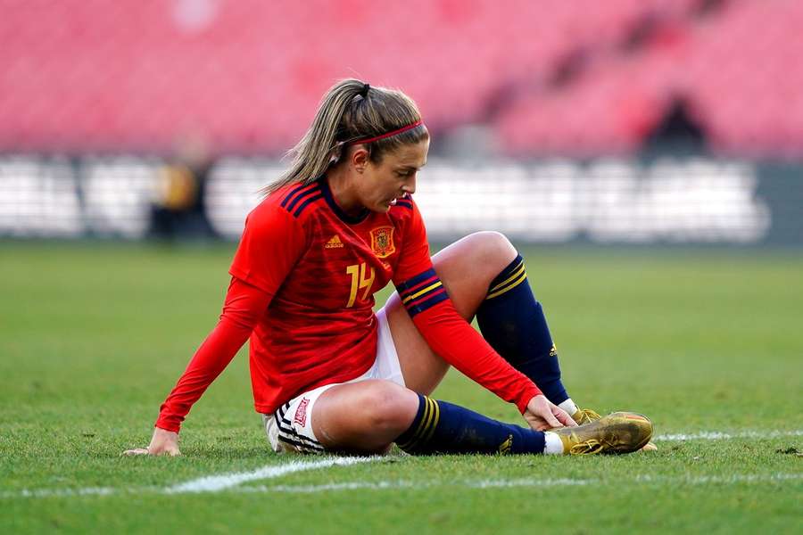 Die ehemalige Weltfußballerin Alexia Putellas verpasste die Frauen-WM 2023 größtenteils verletzt.