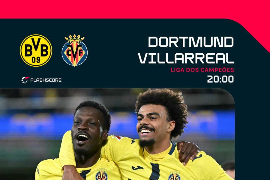 Villarreal procura dar tudo em Dortmund