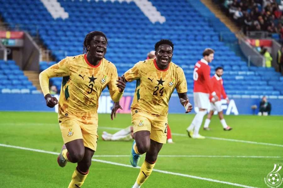 Caleb Yirenkyi fez o golo do Gana em Cardiff