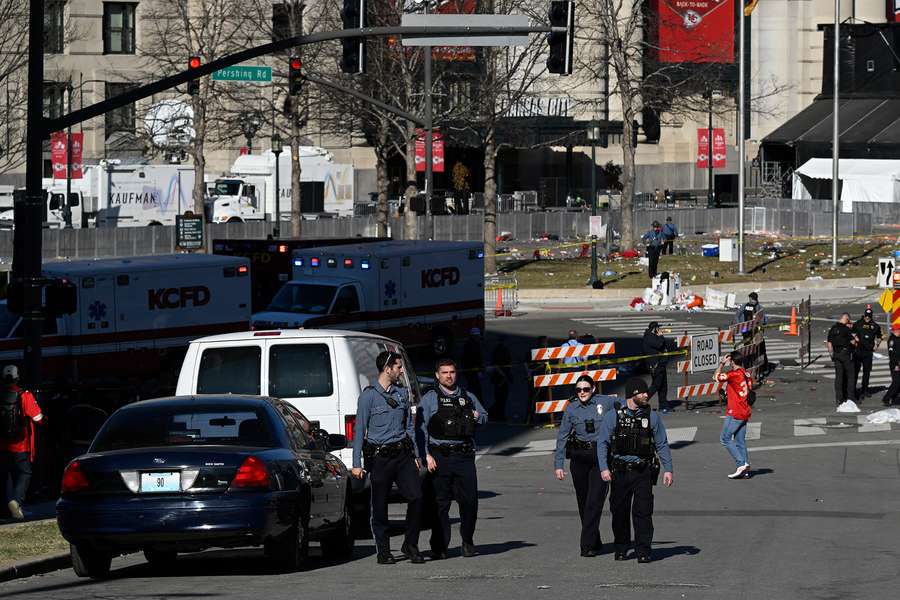 Police responded after shots were fired near the Kansas City Chiefs' Super Bowl LVIII victory parade