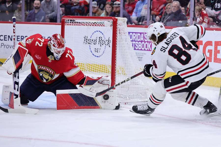 Ein Blitz-Tor von Landon Slaggert hat den Chicago Blackhawks nicht zum Sieg gereicht.
