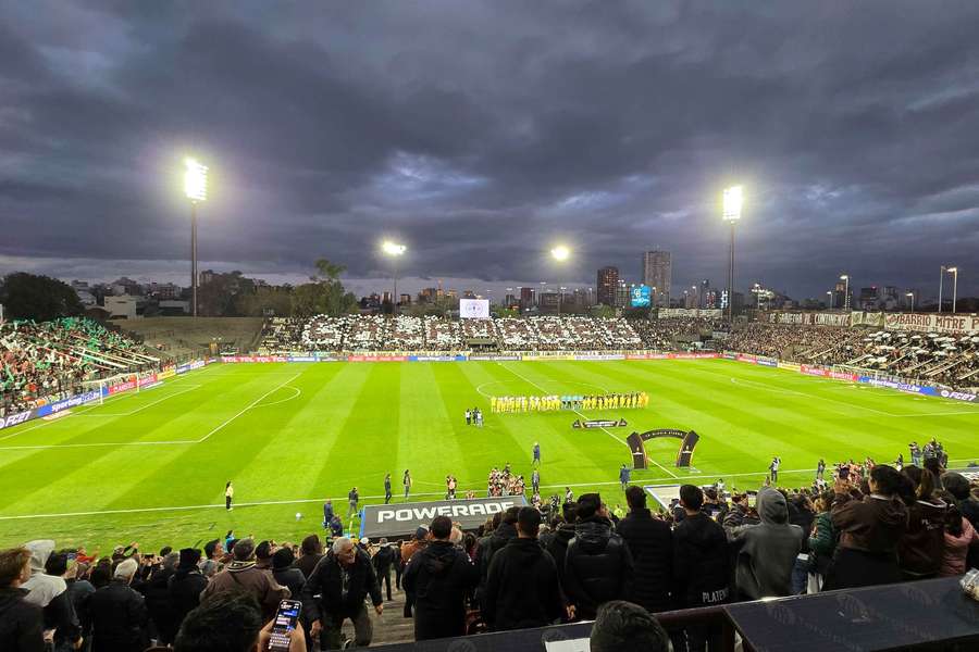 Visão da posição do Flashscore no estádio Ciudad de Vicente Lopez