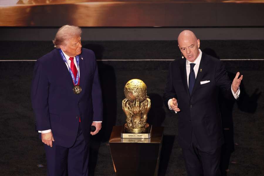 US President Donald Trump and FIFA President Gianni Infantino US President Donald Trump and FIFA President Gianni Infantino