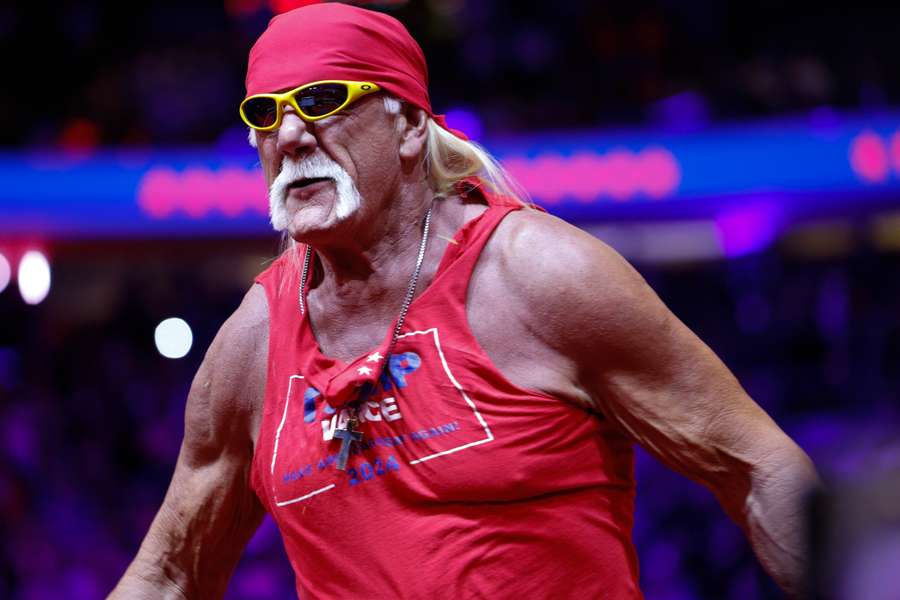 Hulk Hogan en la convención republicana de octubre de 2024