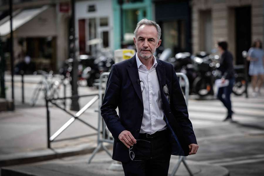 Emmanuel Grégoire à Paris le 9 avril.