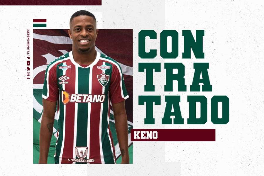 Keno chega para reforçar ataque do Fluminense, que já conta com Cano e Arias
