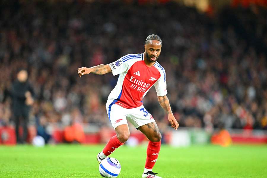 Sterling esteve emprestado ao Arsenal