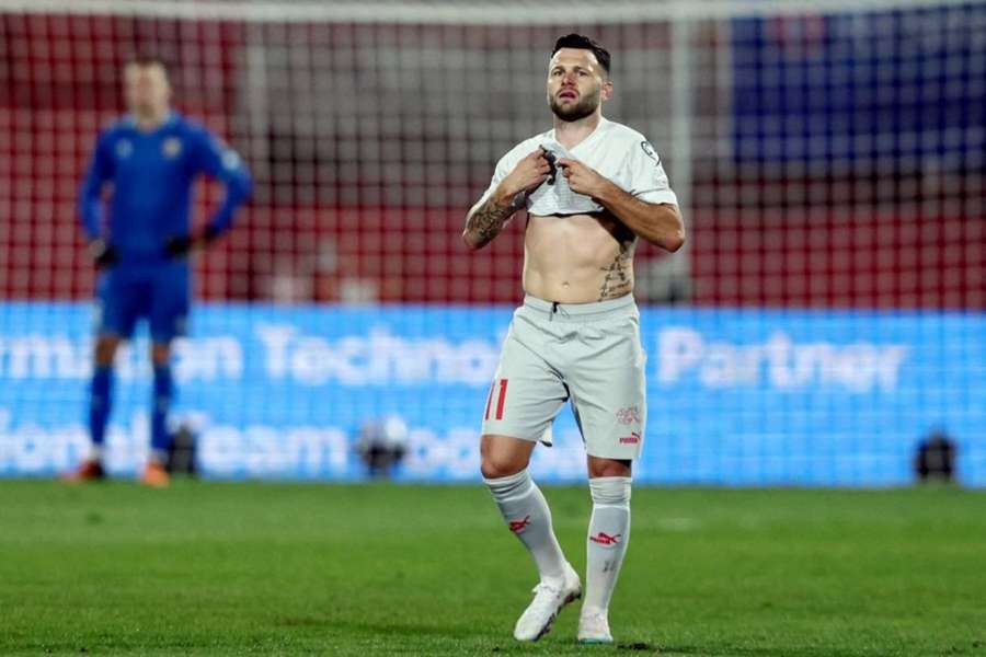 Renato Steffen a reușit un hattrick pentru Elveția în meciul cu Belarus