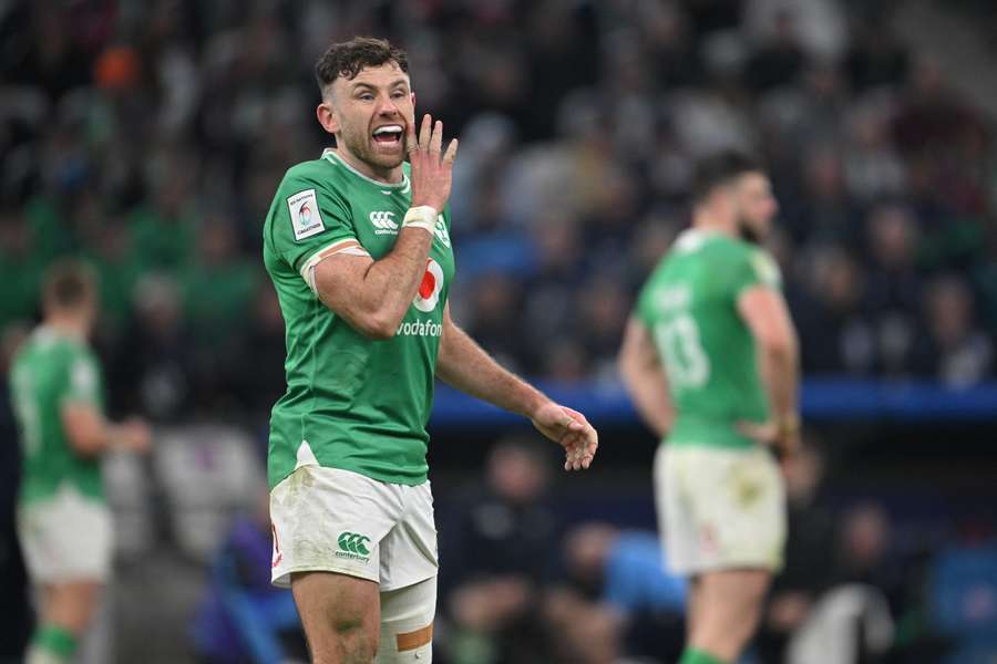 Keenan wears the number 15 jersey for Ireland on Friday night