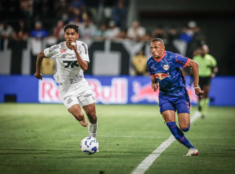 Bragantino e Santos fizeram um jogo emocionante