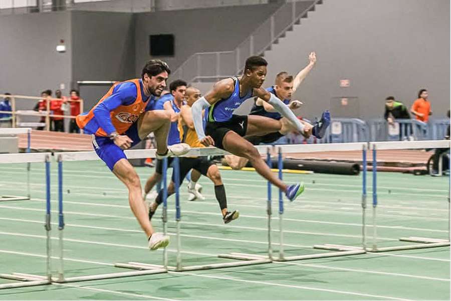 Ussumani Djumo sagrou-se campeão regional de pista coberta nos 60m barreiras