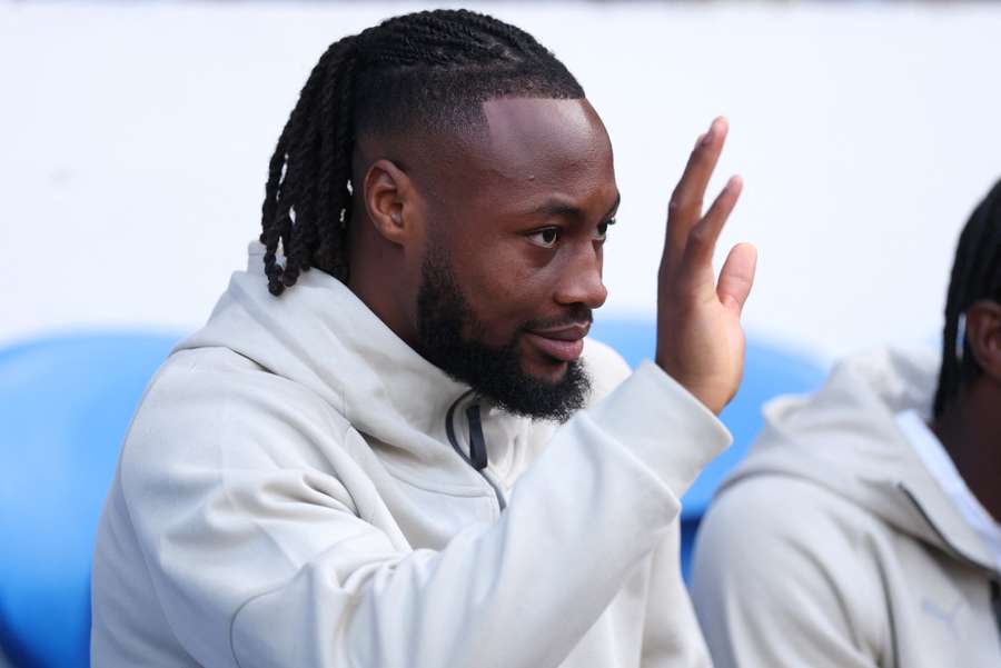 Antoine Semenyo de Ghana durante el amistoso internacional entre Gales y Ghana