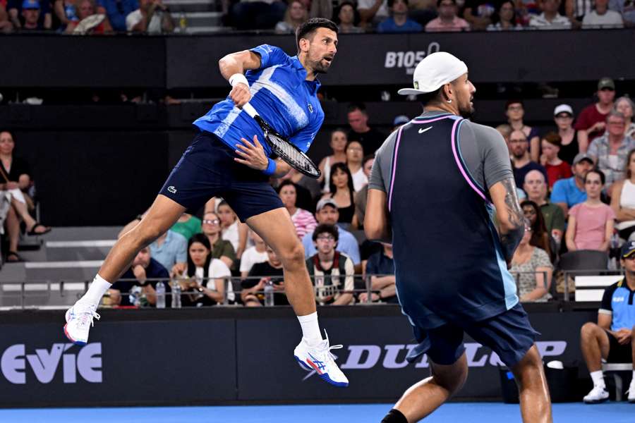 Djokovic and Kyrgios wowed the crowd in Brisbane