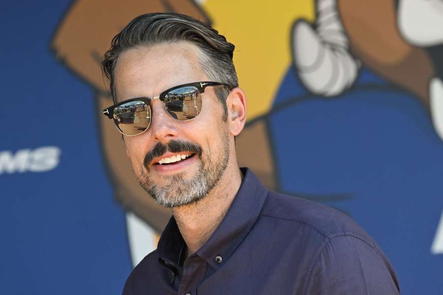 Nuggets vice chairman Josh Kroenke at the Los Angeles Rams' youth football camp