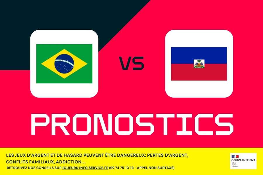 Brésil vs Haïti : pronostics CDM, meilleurs paris et cotes (2ème journée) Brésil vs Haïti : pronostics CDM, meilleurs paris et cotes (2ème journée)