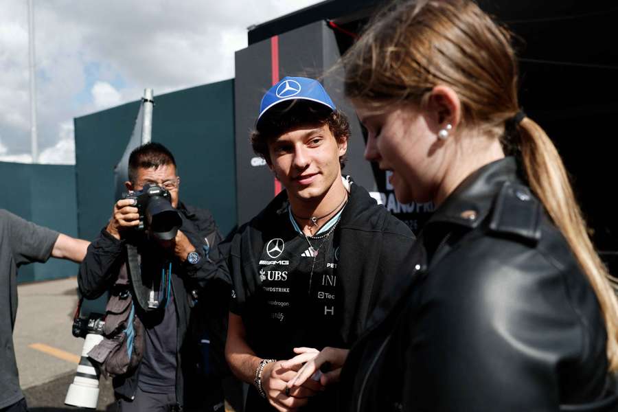 Antonelli (Mercedes) le plus rapide de l'unique séance d'essais au GP des Pays-Bas Antonelli (Mercedes) le plus rapide de l'unique séance d'essais au GP des Pays-Bas