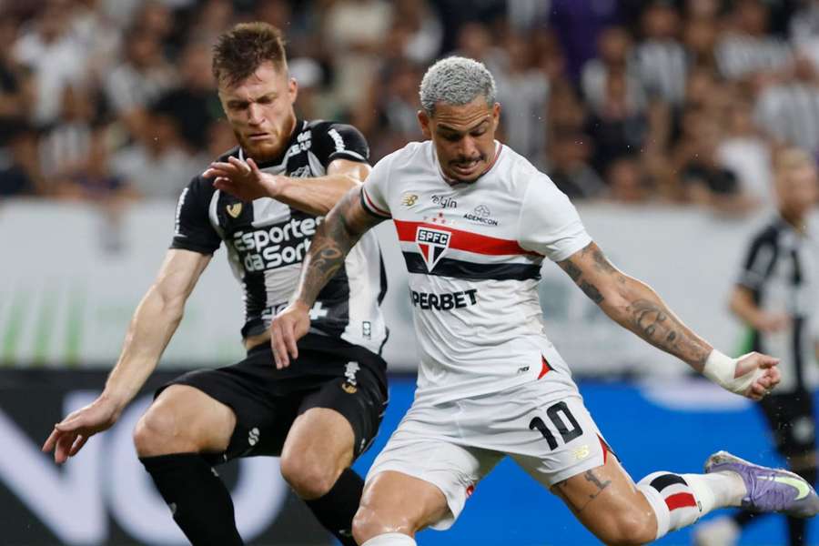 Ceará e São Paulo empataram em 1 a 1 no primeiro turno=