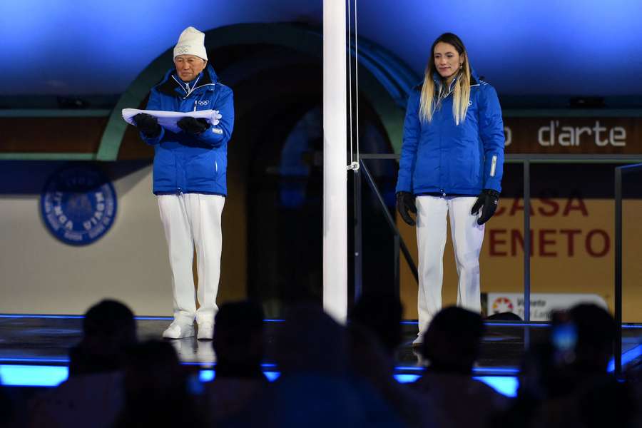 Franco Nones, à gauche, le 6 février.