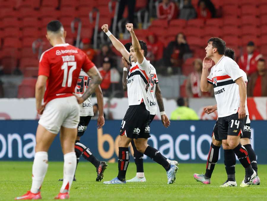 Enzo Díaz fez o segundo gol do São Paulo