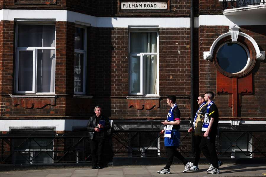 Des fans de Chelsea le 9 mars.