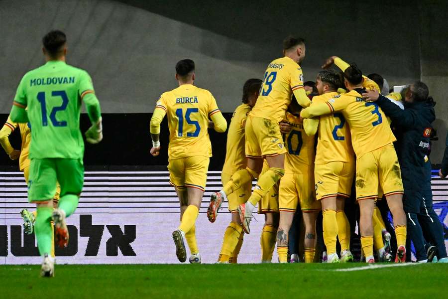 România s-a impus cu 2-1 în fața Israelului